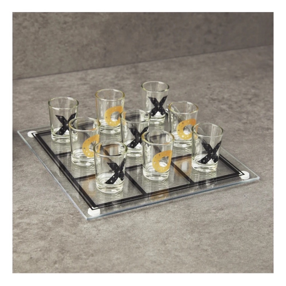 BRAND NEW DRINK TAC TOE Glassware Set 🍻
